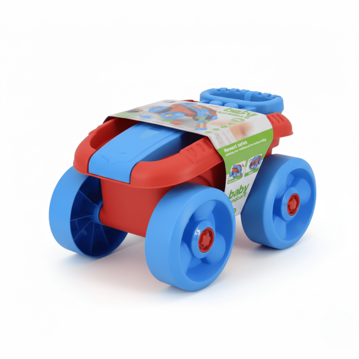 Carro Didáctico con 32 Bloques de Construcción Grandes para Niños1