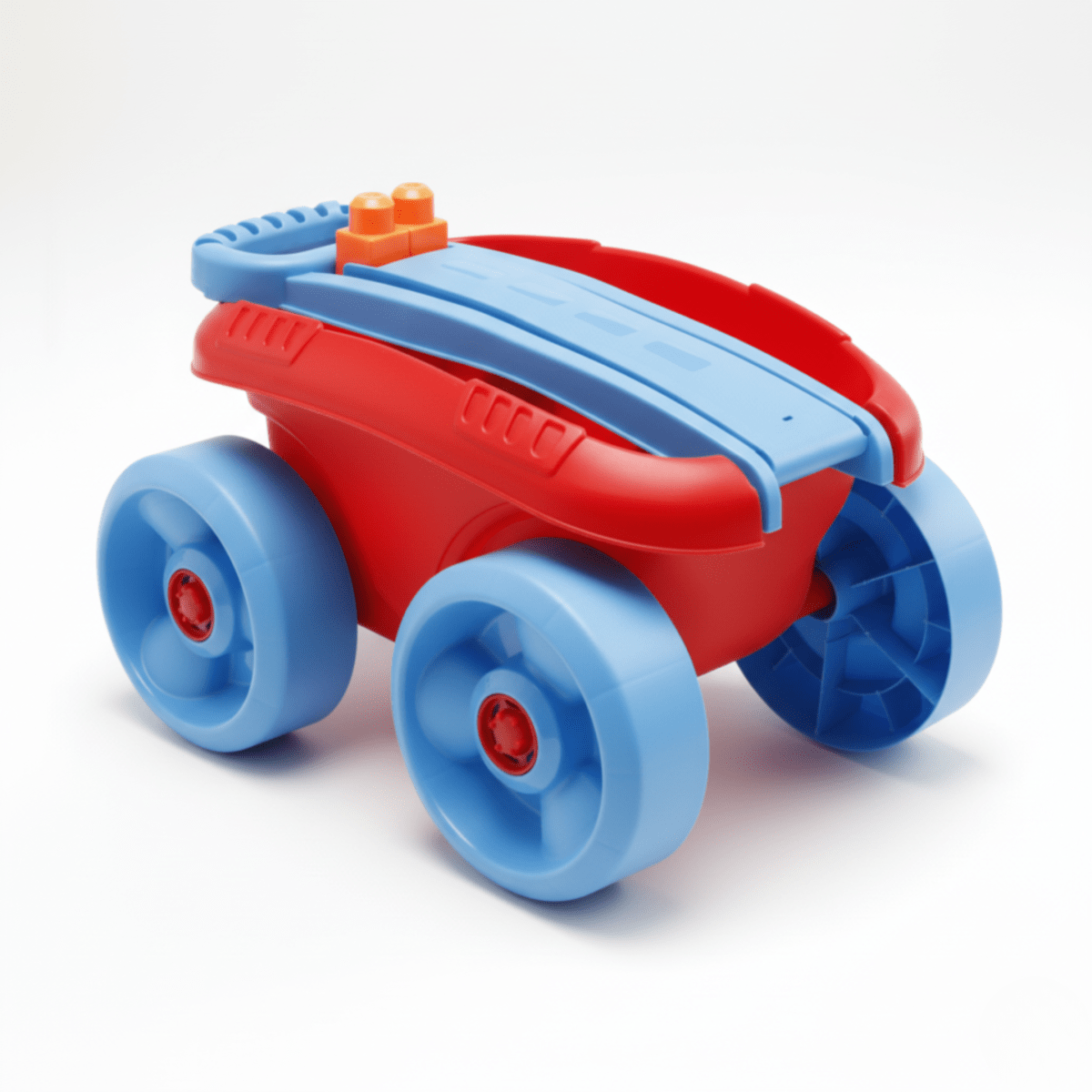 Carro Didáctico con 32 Bloques de Construcción Grandes para Niños6