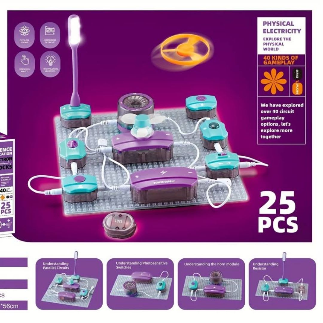 Kit de Exploración Electrónica para Niños 25 PCS3