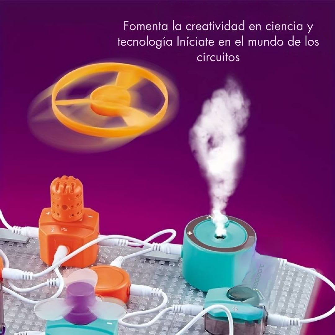KIT DE EXPLORACIÓN ELECTRÓNICA PARA NIÑOS 45 PCS1