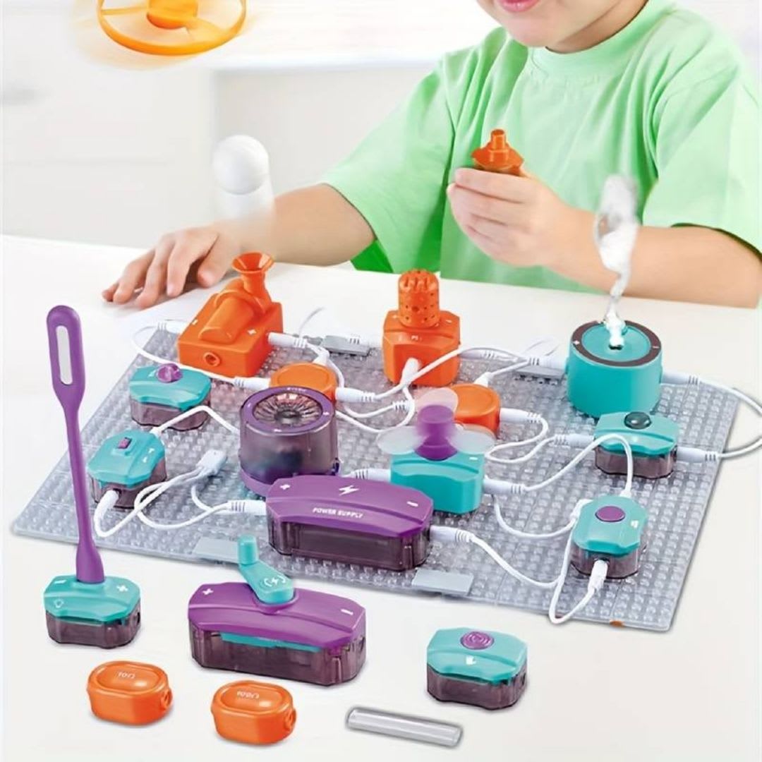 KIT DE EXPLORACIÓN ELECTRÓNICA PARA NIÑOS 45 PCS2