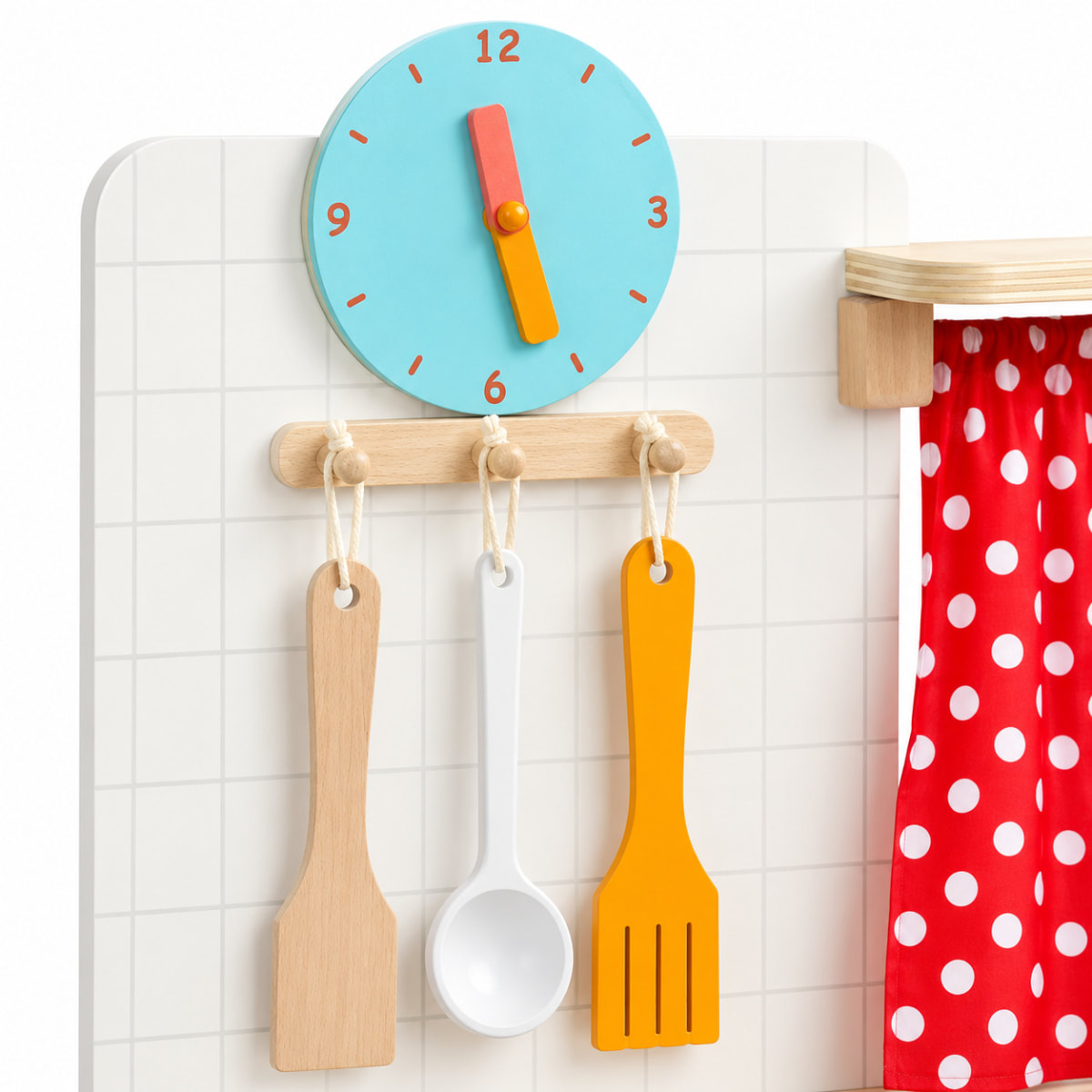 Cocina Infantil de Madera con Luz y Accesorios6