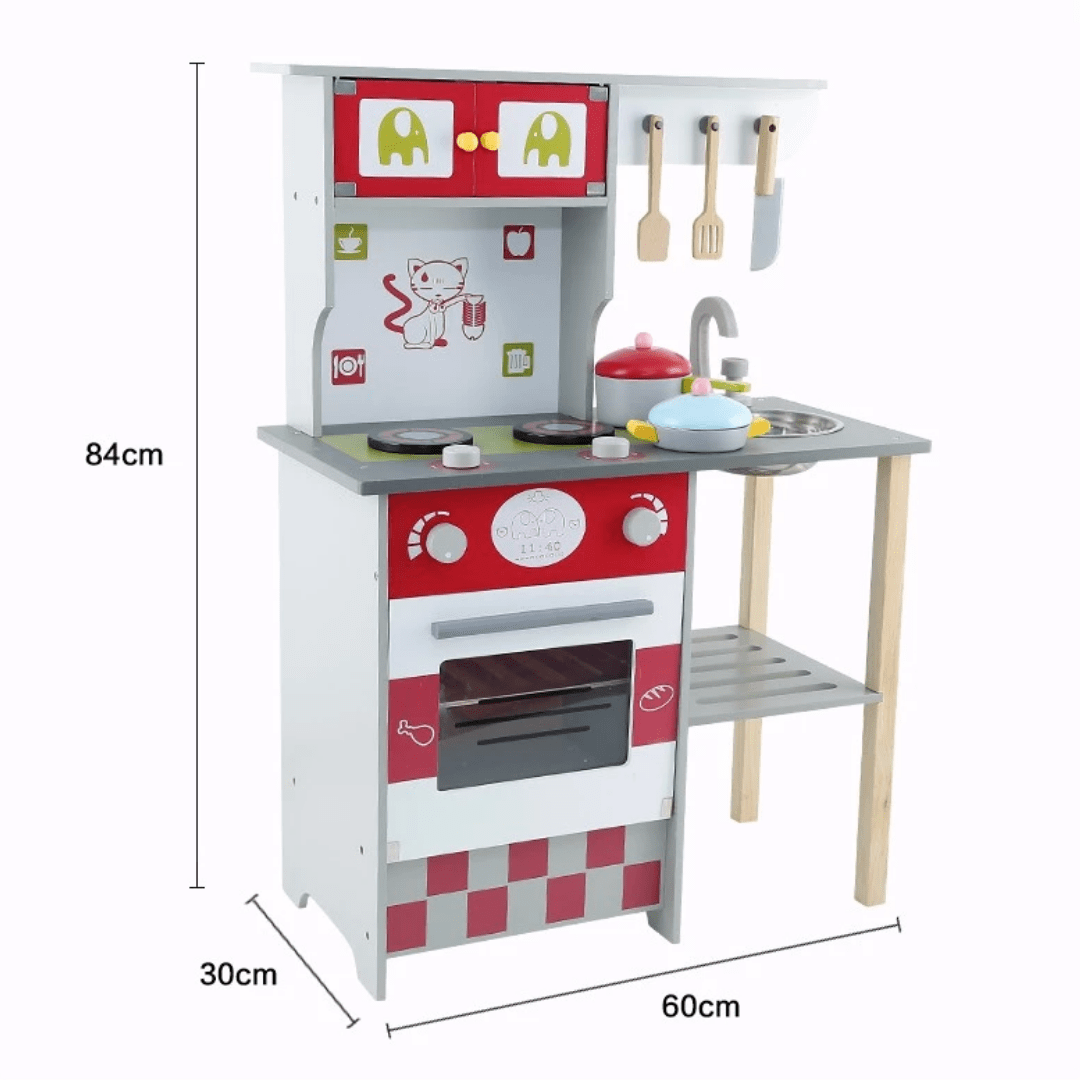 Cocina y lavaplato de madera 2