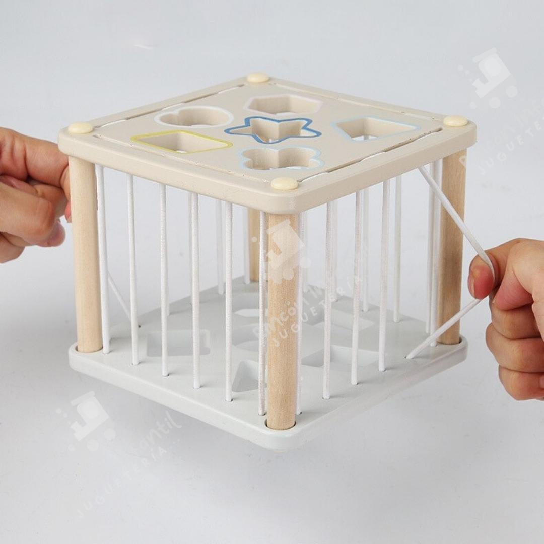 Cubo De Encaje Sensorial Con Elásticos.7