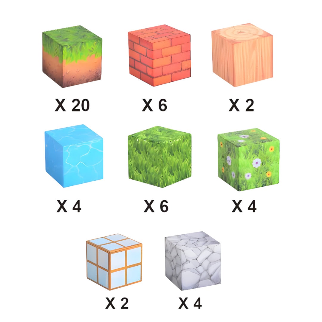 Cubos Magnéticos de Construcción 48 Piezas4