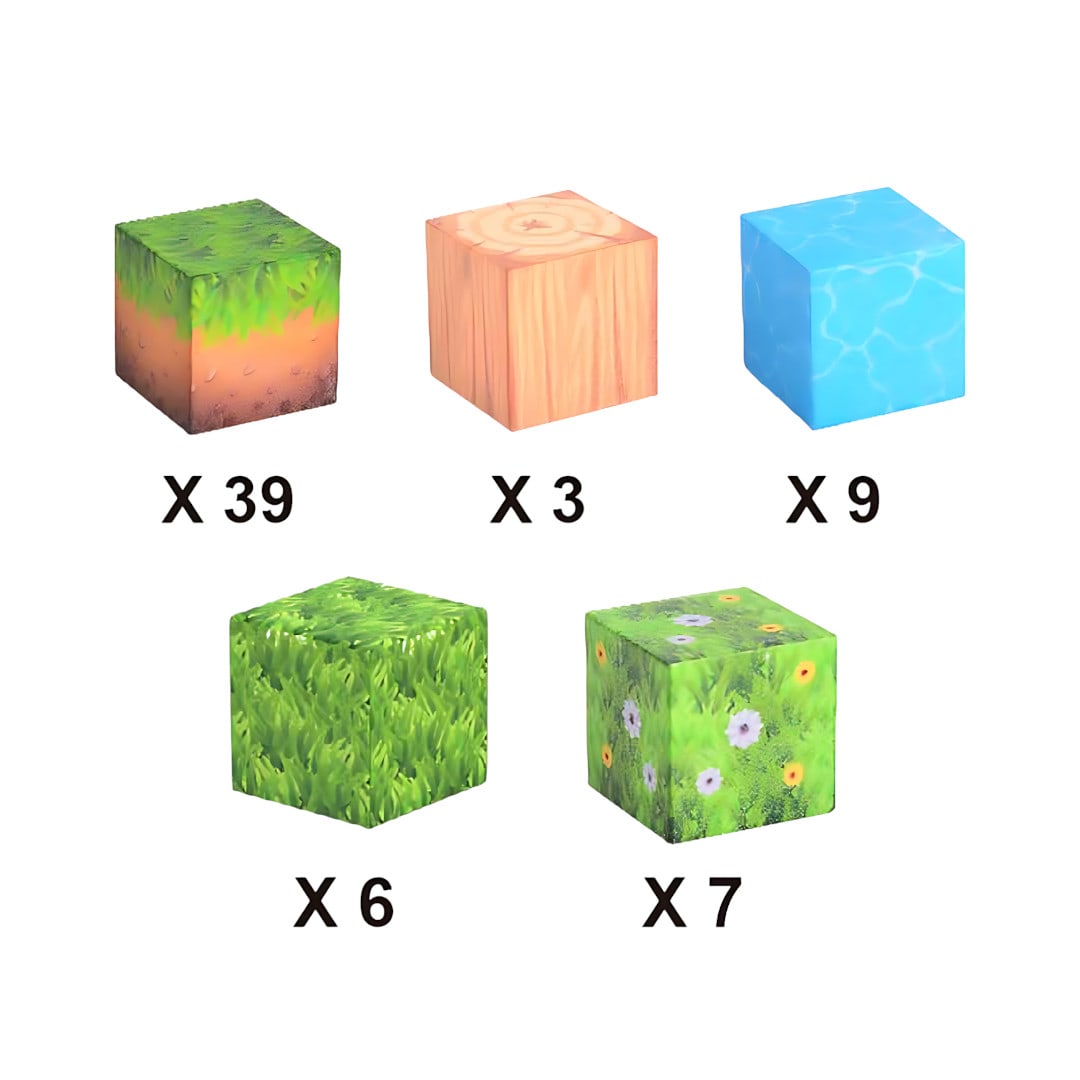 Cubos Magnéticos de Construcción 64 Piezas4