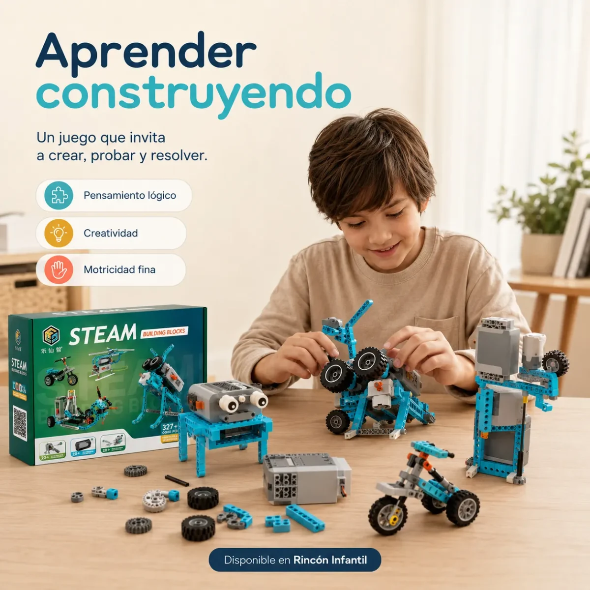 Set de Construcción STEAM Robot 327 Piezas7
