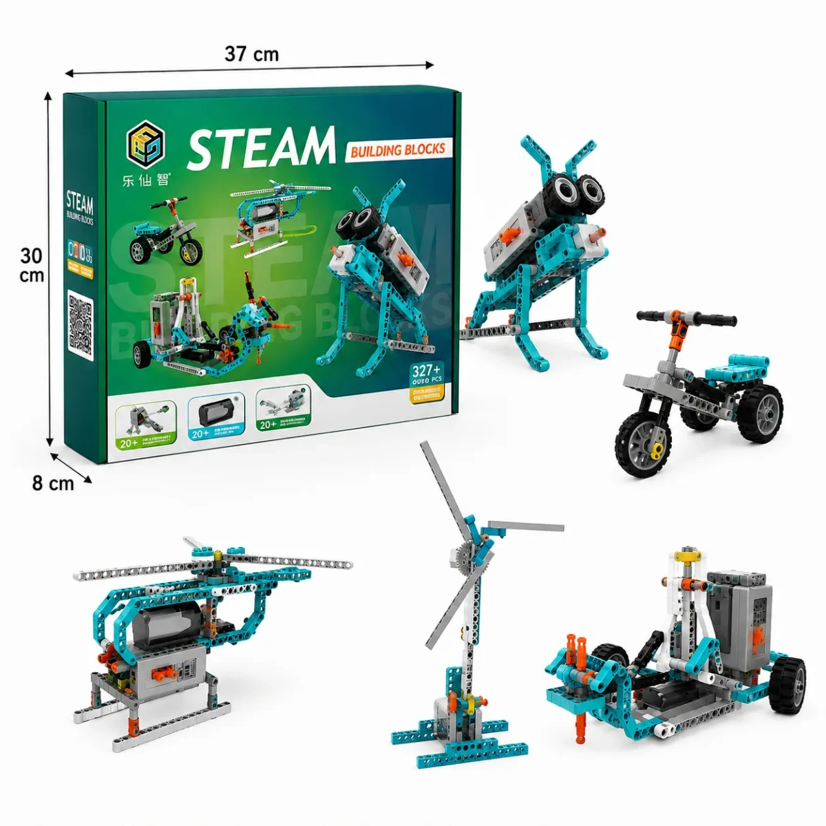 Set de Construcción STEAM Robot 327 Piezas4