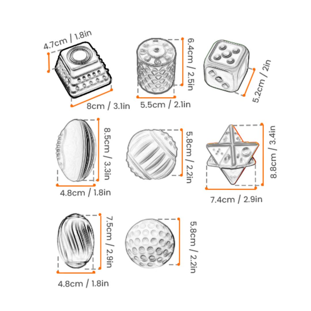 FORMAS SENSORIALES 8 PCS8