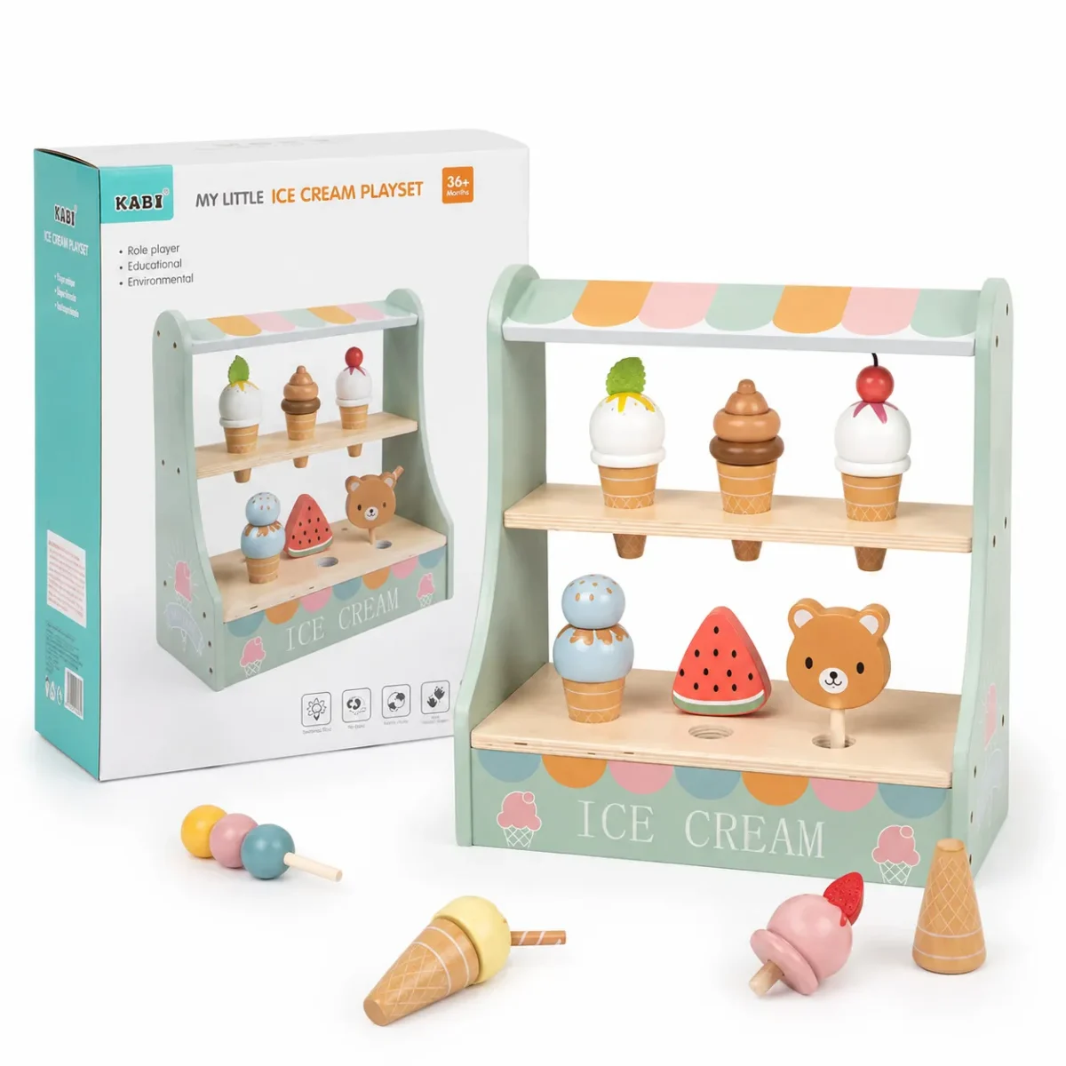 Heladería Infantil de Madera1