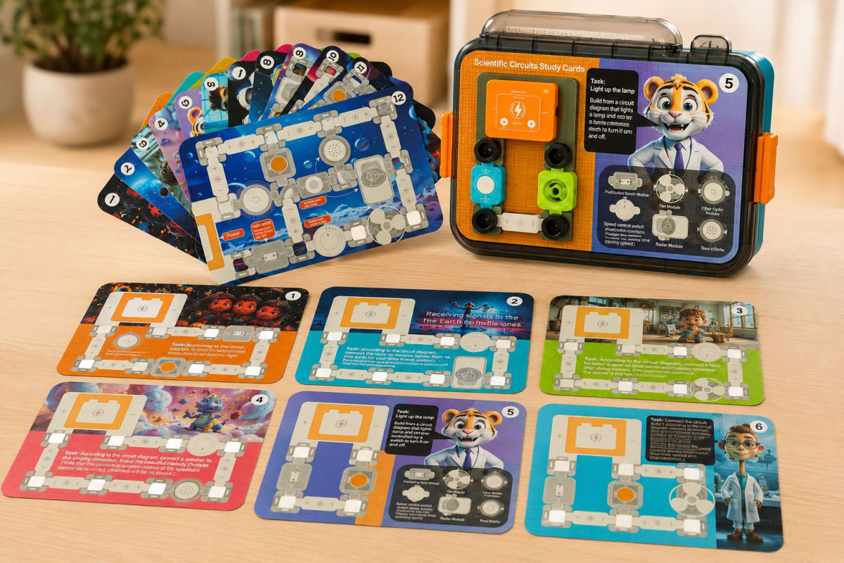 kit de circuitos científicos STEM3