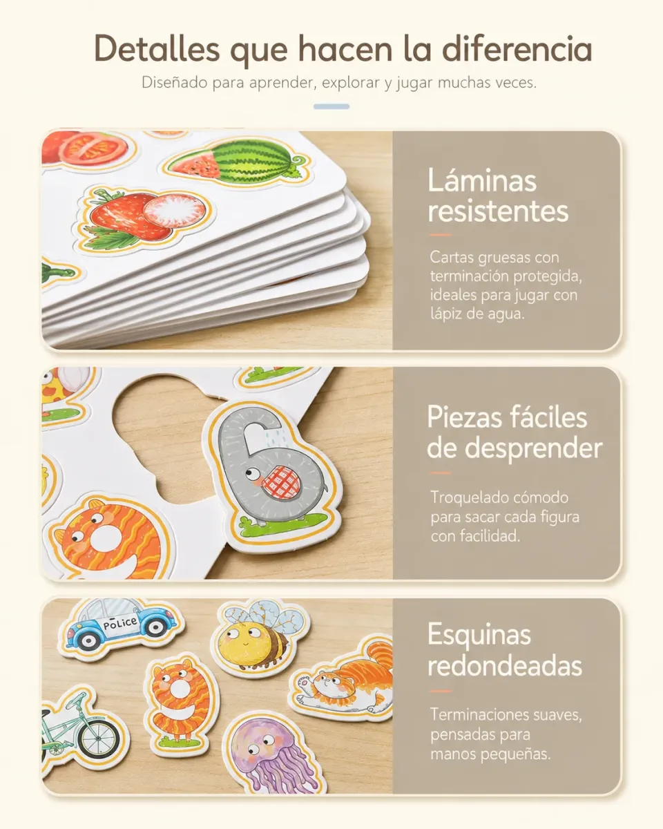 Libro Didáctico Pinta con Agua y Pegatinas5
