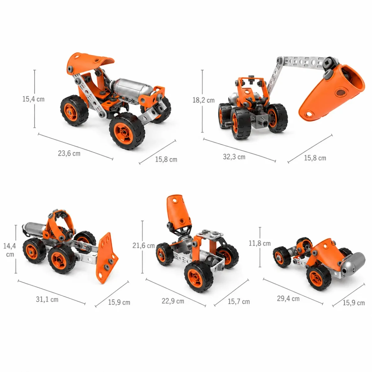 Máquinas Armables 5 en 1 con Motor4