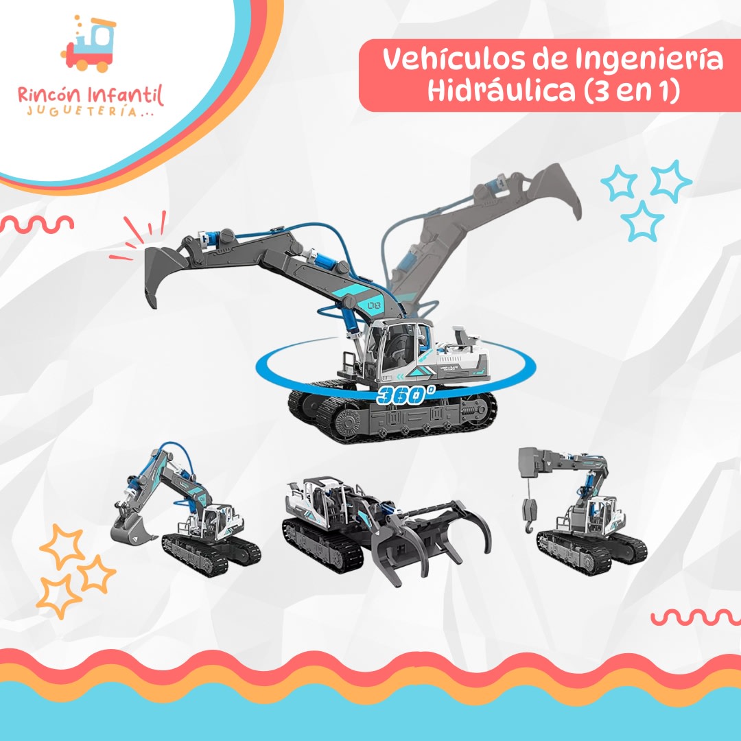Vehiculos de ingenieria hidraulica 3 in 14