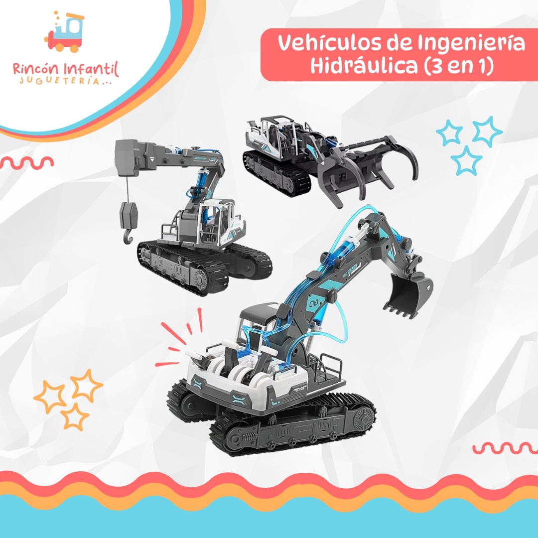 Vehiculos de ingenieria hidraulica 3 in 15