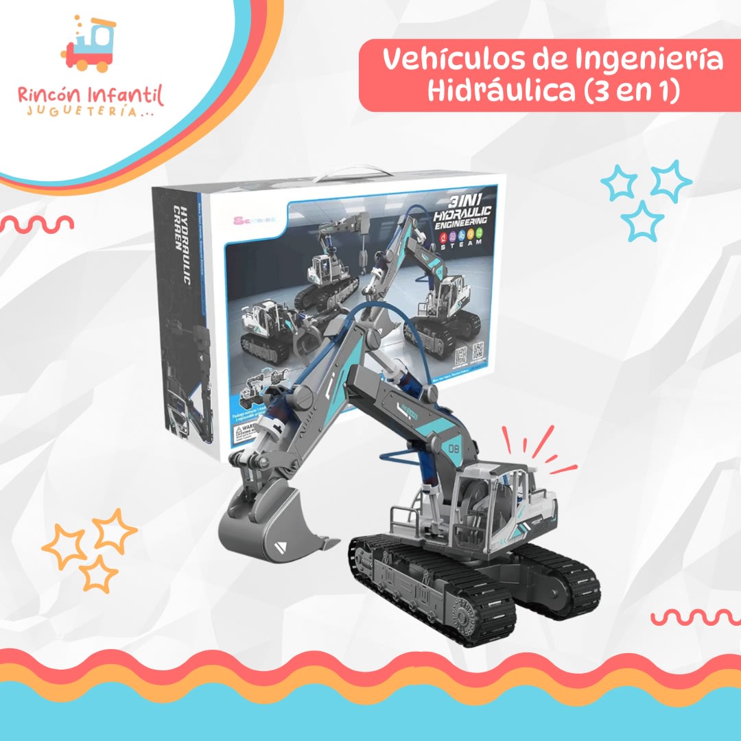 Vehiculos de ingenieria hidraulica 3 in 16