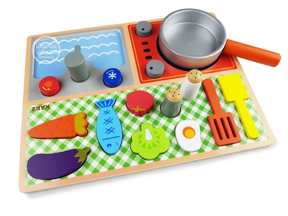 Cocina encimera de madera.4