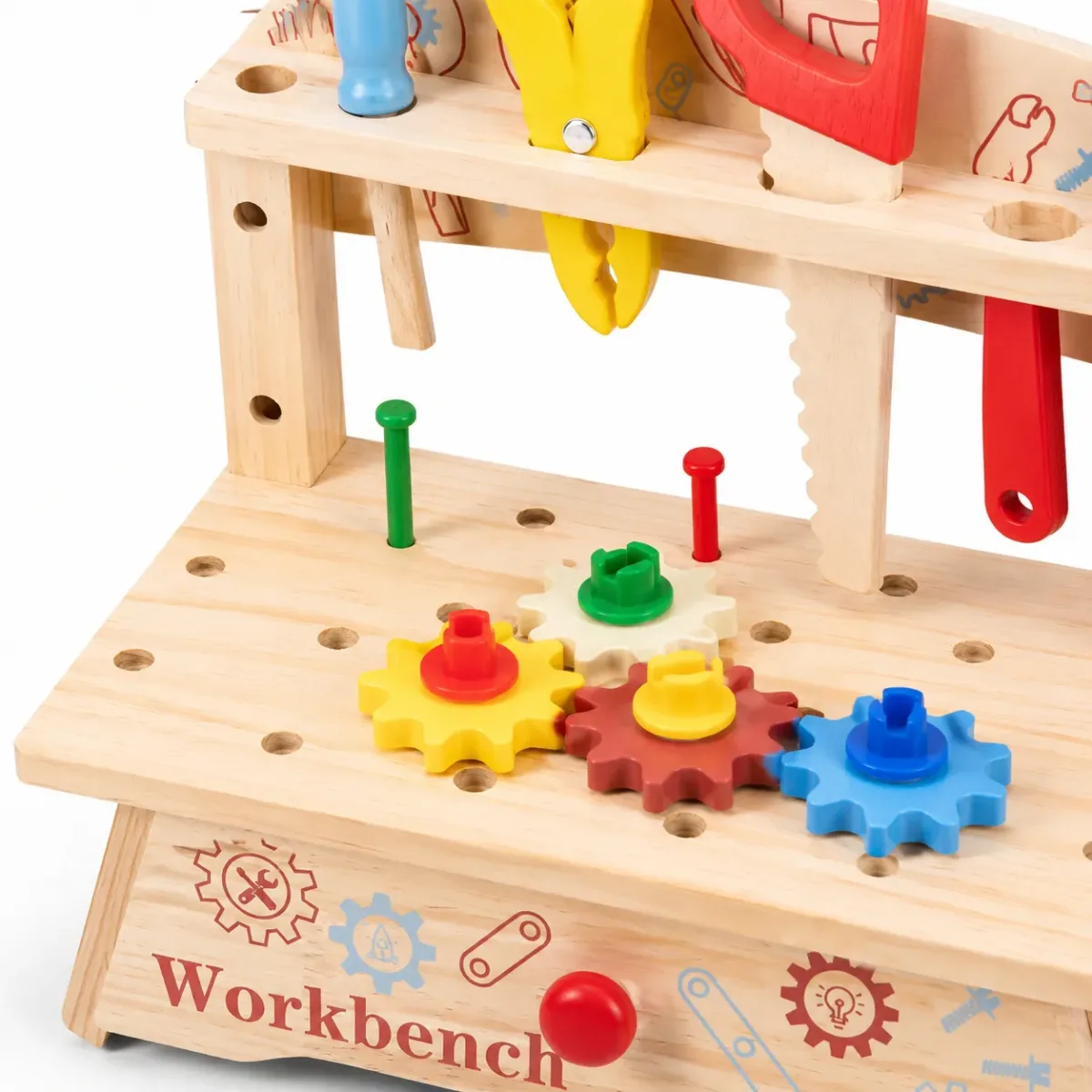 Mesa de Herramientas de Madera3