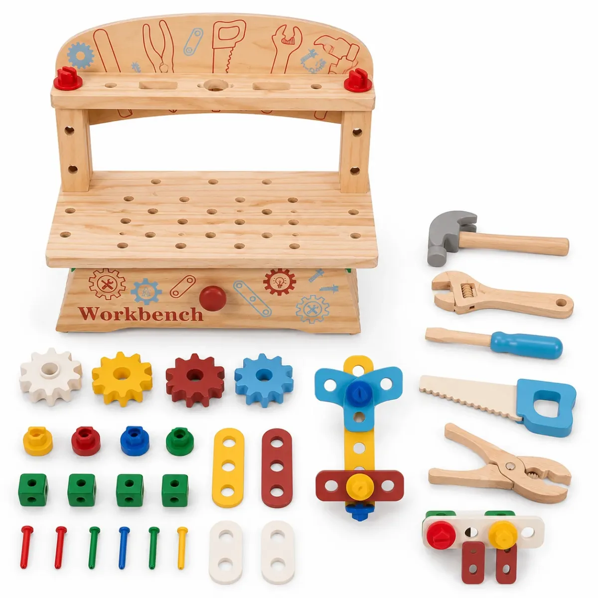 Mesa de Herramientas de Madera4
