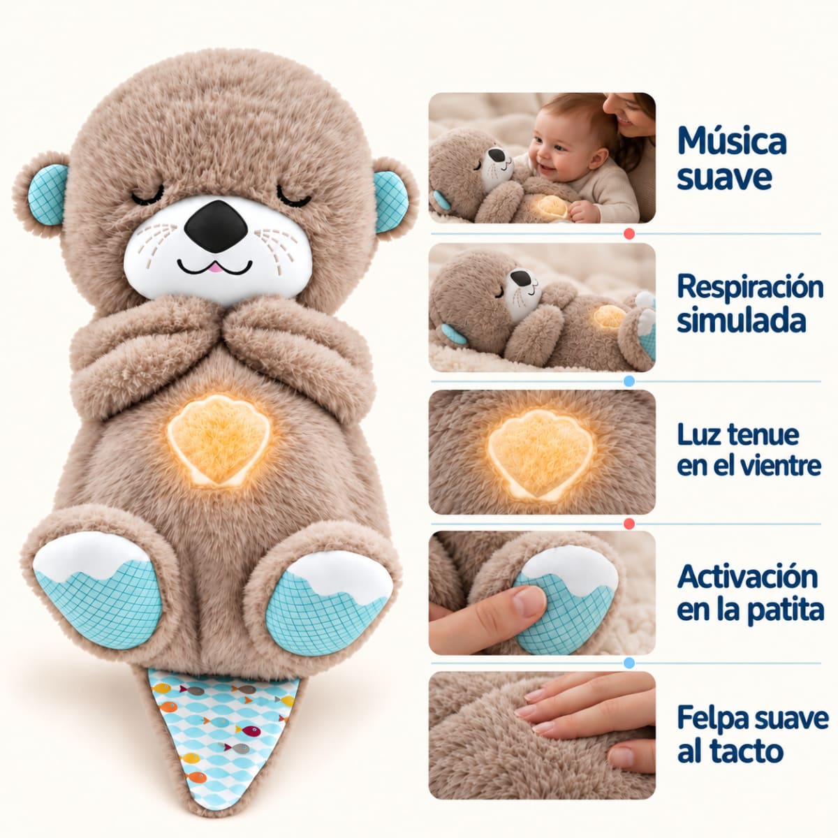 Nutria para Dormir con Simulación de Respiración2