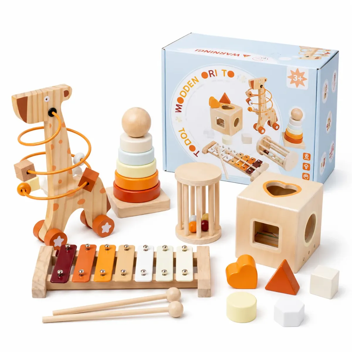 Pack 5 Juegos de Estimulación Infantil de Madera6