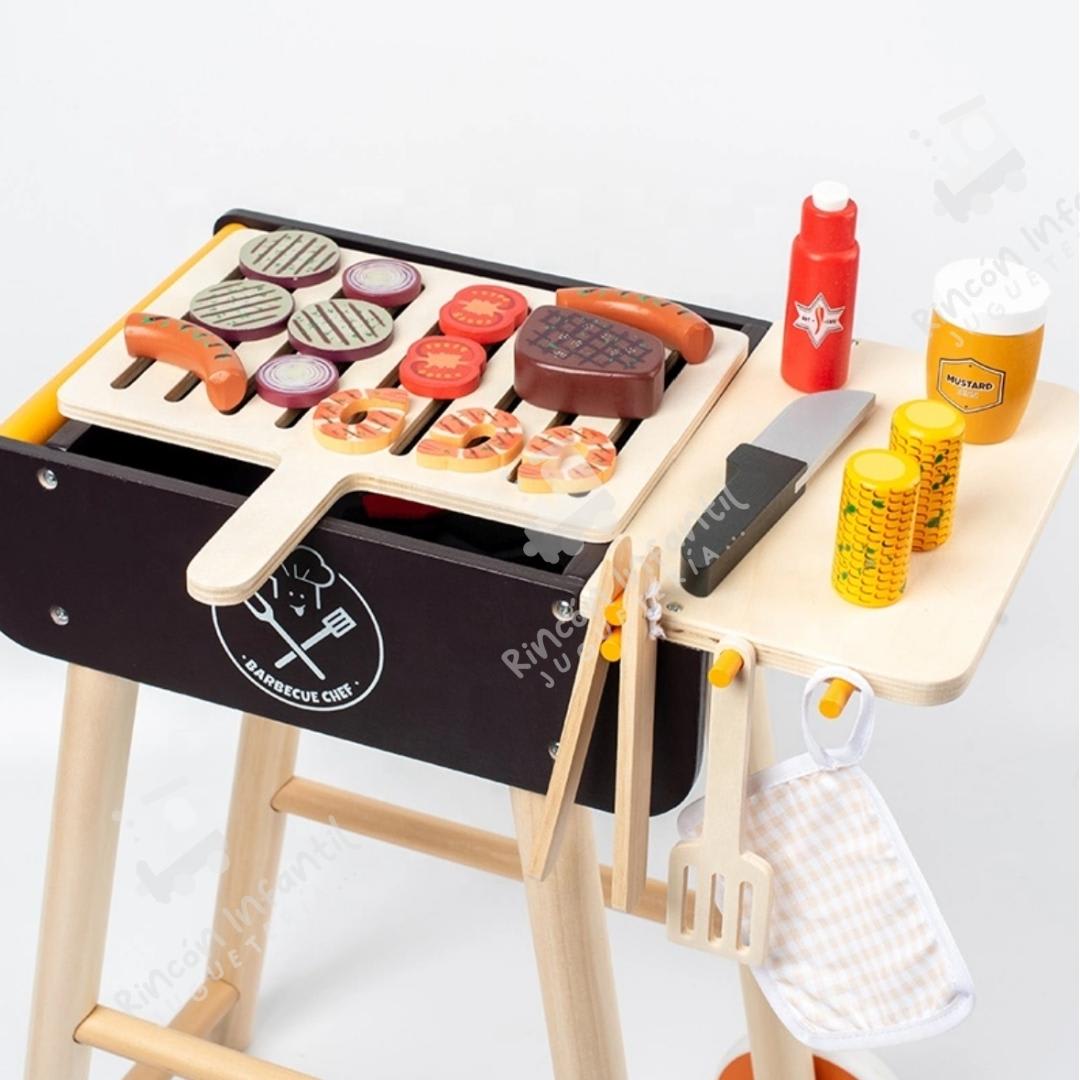 Parrilla Infantil De Madera2