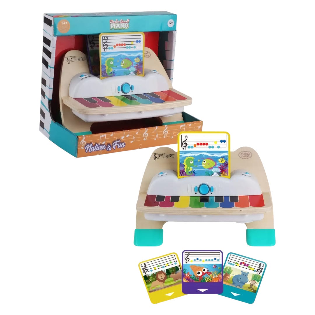Piano de madera con luz y música Tactil4