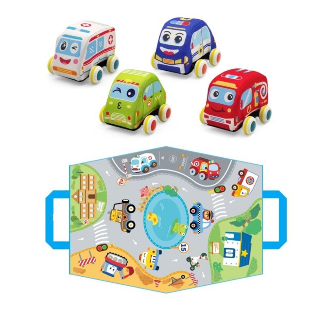 Autos de Tela y Friccion para Bebe4