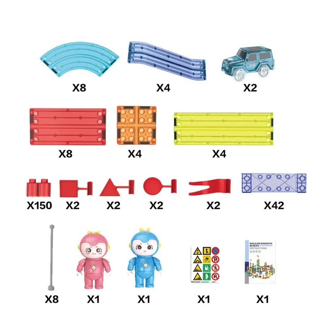 Pista Magnética 240pcs7