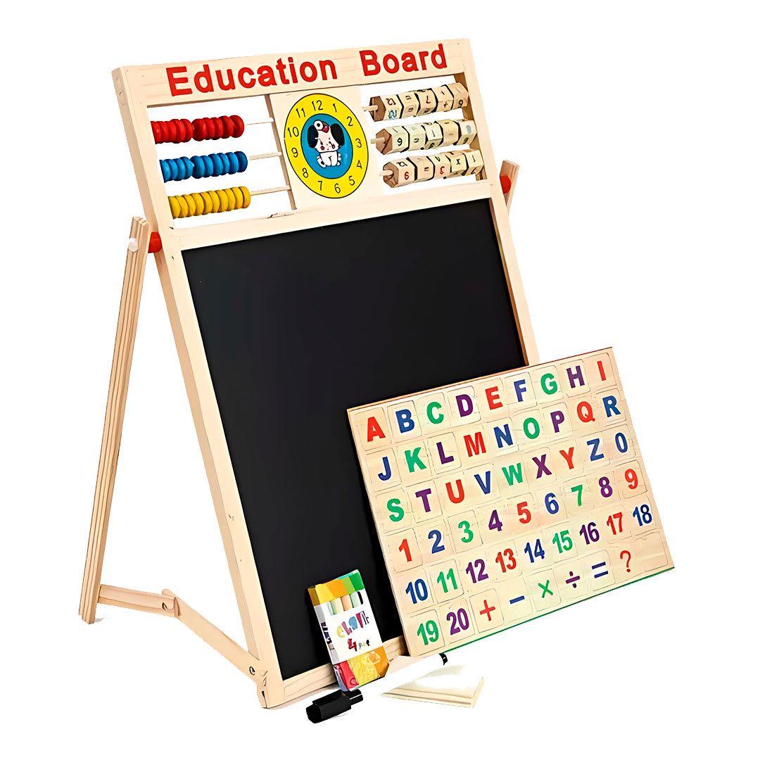 Pizarra Atril Plumón Tiza Magnética.11