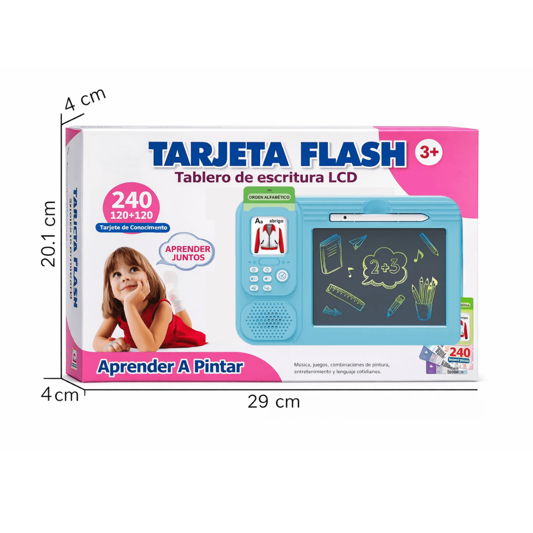 Pizarra de Aprendizaje Bilingüe Español - Inglés con 240 tarjetas5