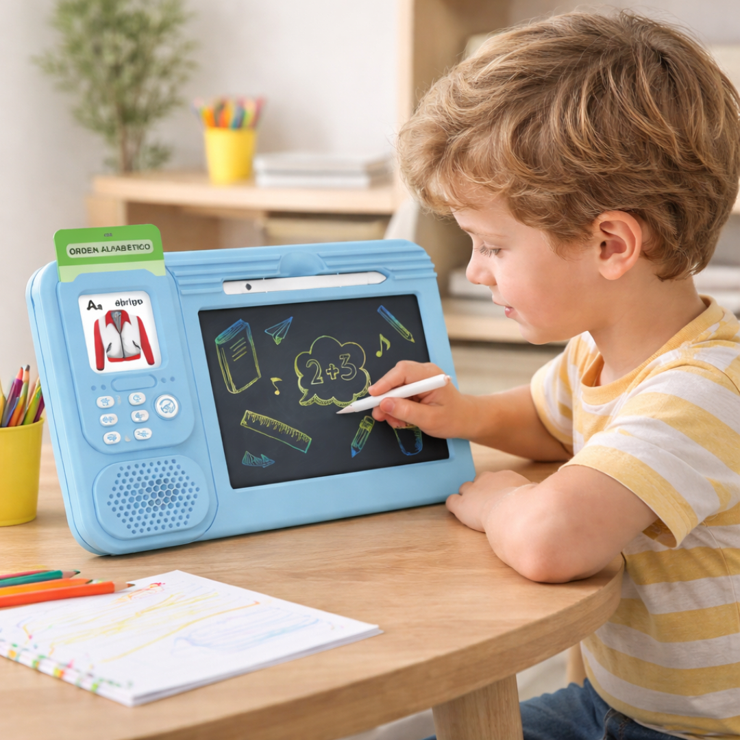 Pizarra de Aprendizaje Bilingüe Español - Inglés con 240 tarjetas6