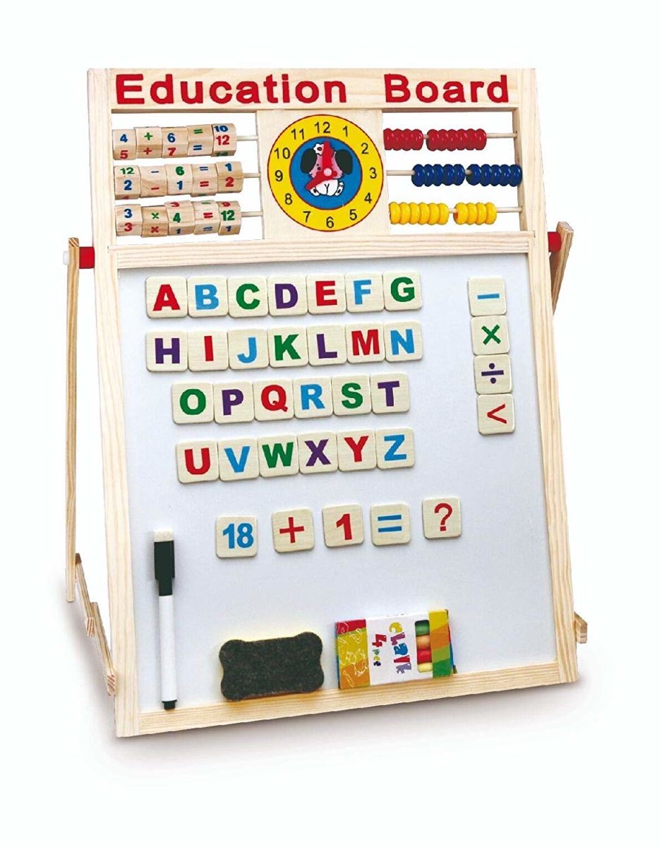 Pizarra Atril Plumón Tiza Magnética.7