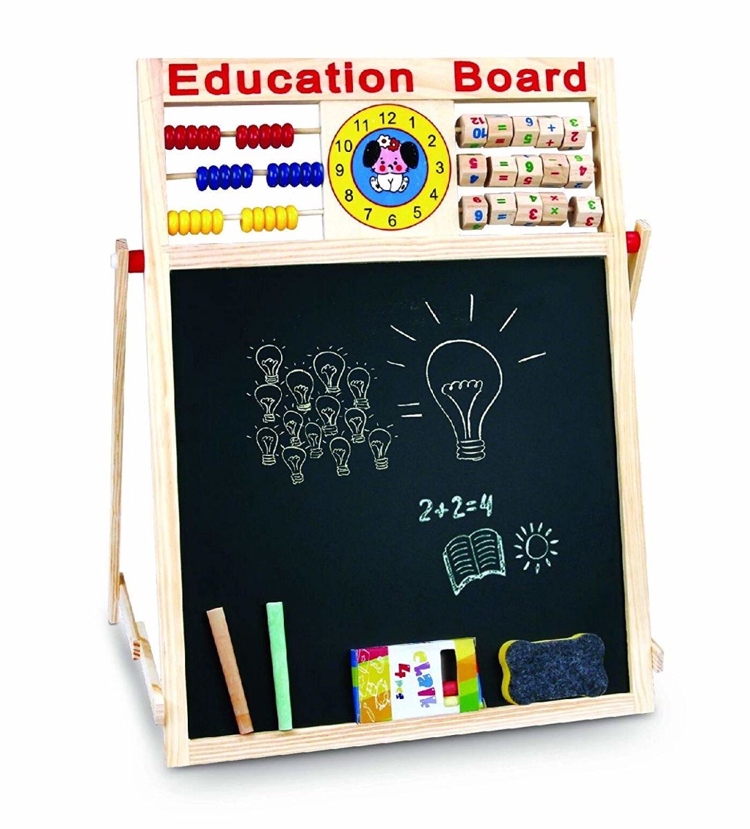 Pizarra Atril Plumón Tiza Magnética.5