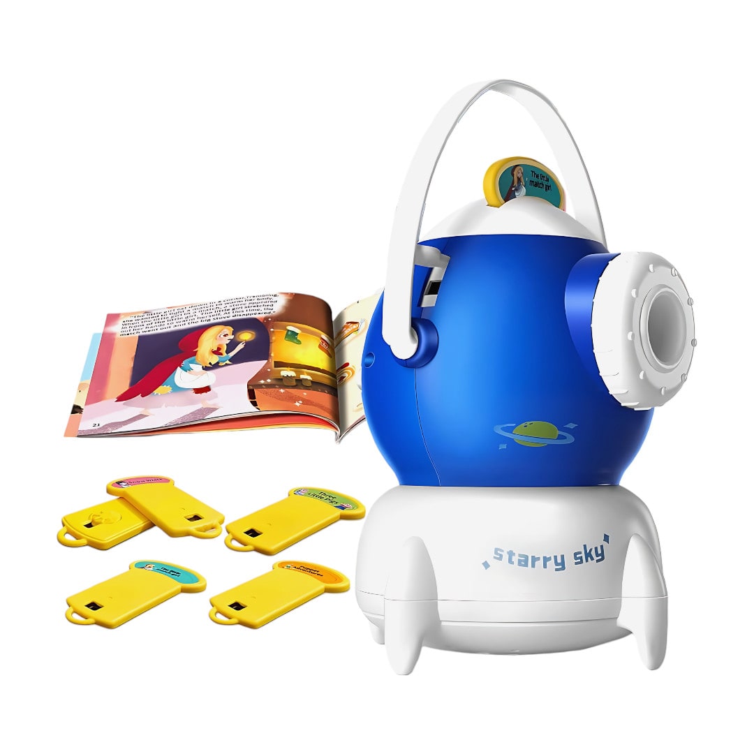 Proyector de cuentos y espantacucos Azul1