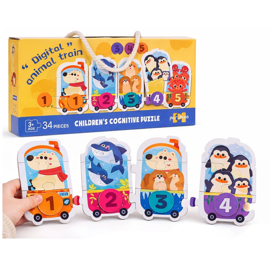 Puzzle Infantil de Números 1 al 1010