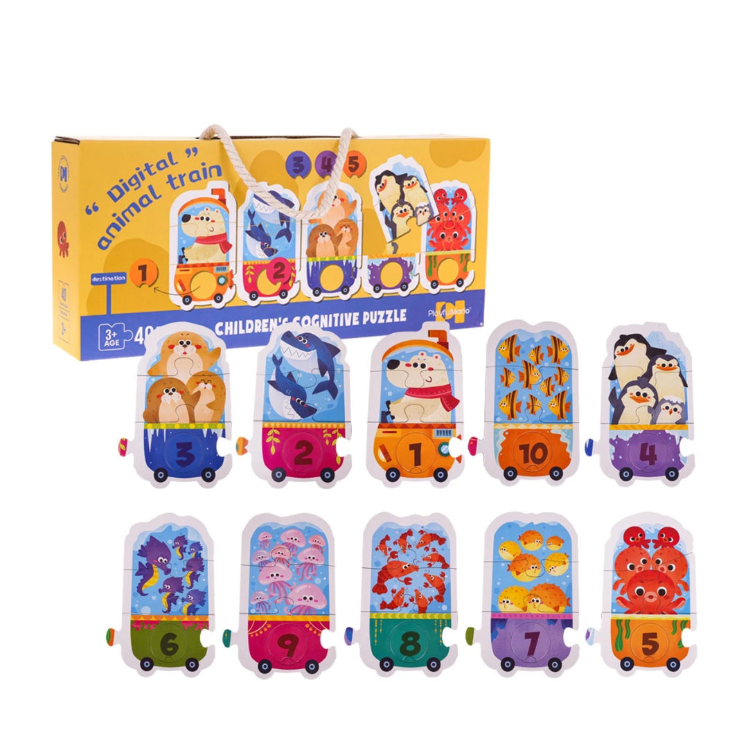 Puzzle Infantil de Números 1 al 103