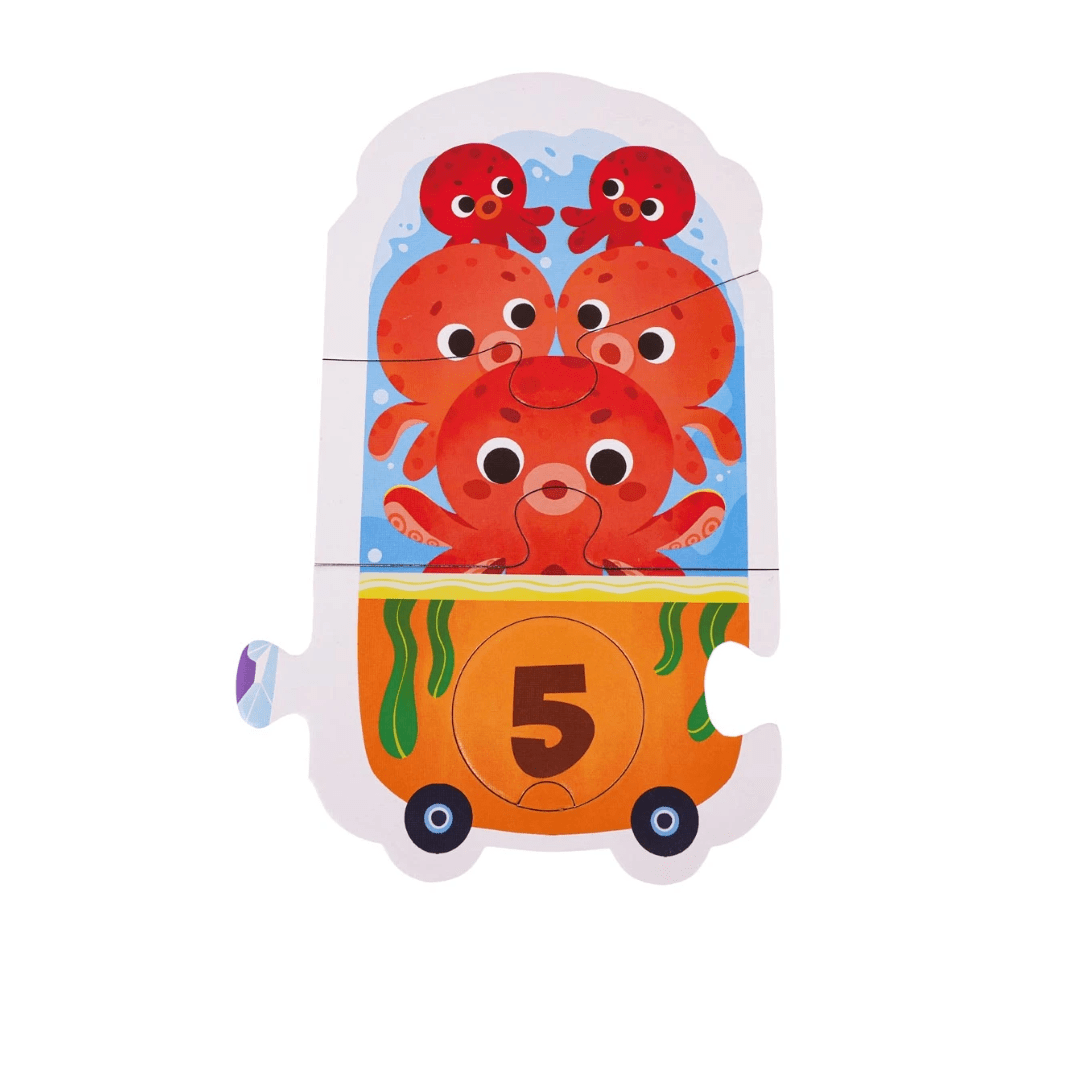 Puzzle Infantil de Números 1 al 105