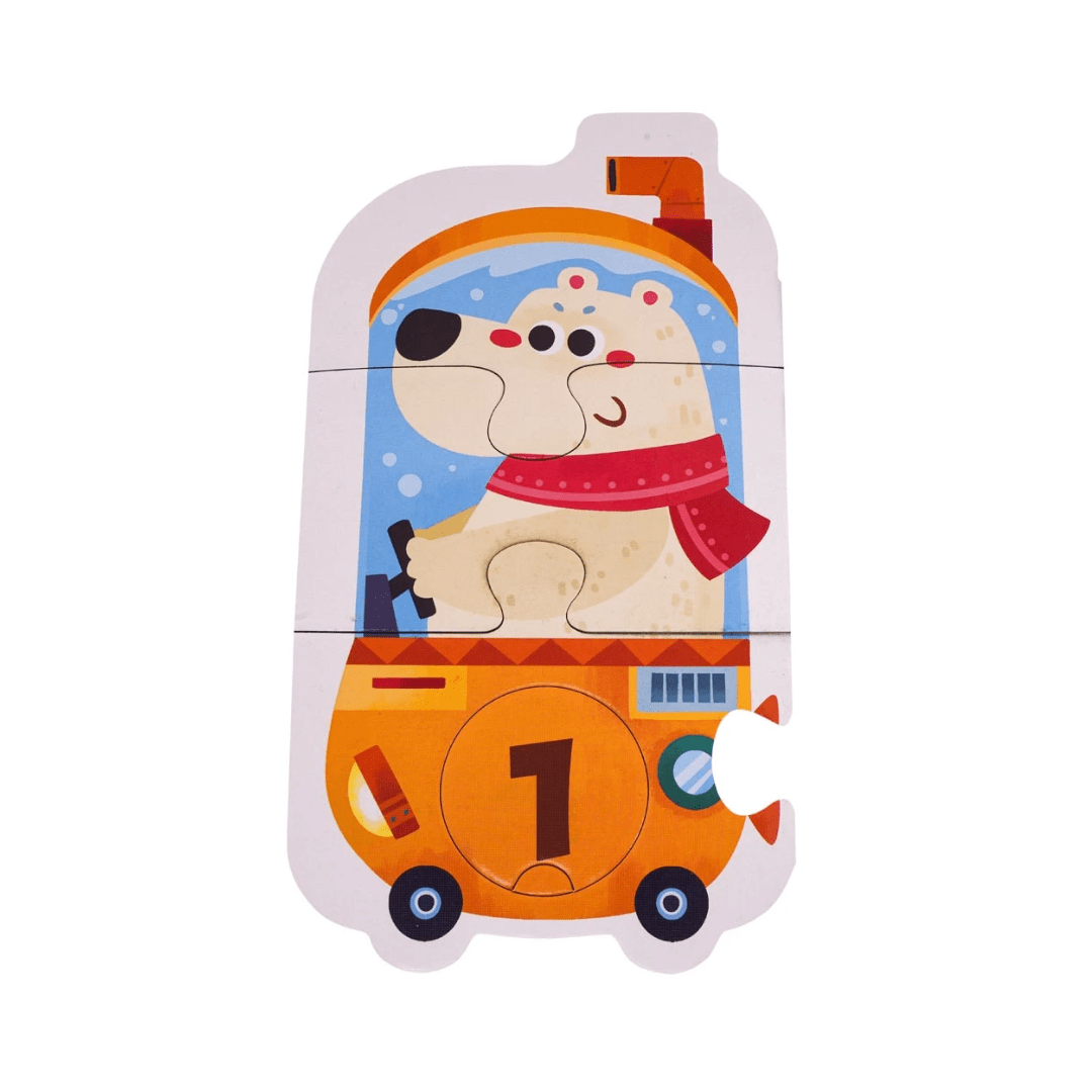 Puzzle Infantil de Números 1 al 108