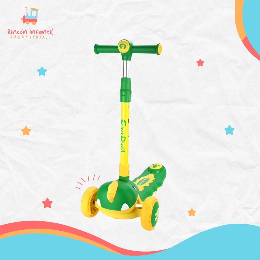 Scooter dino verde2