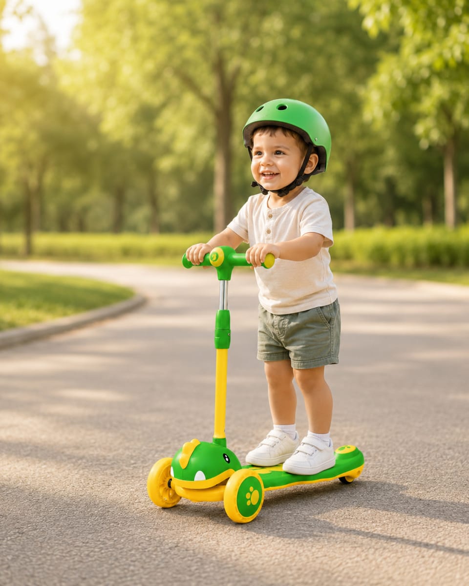 Scooter dino verde11
