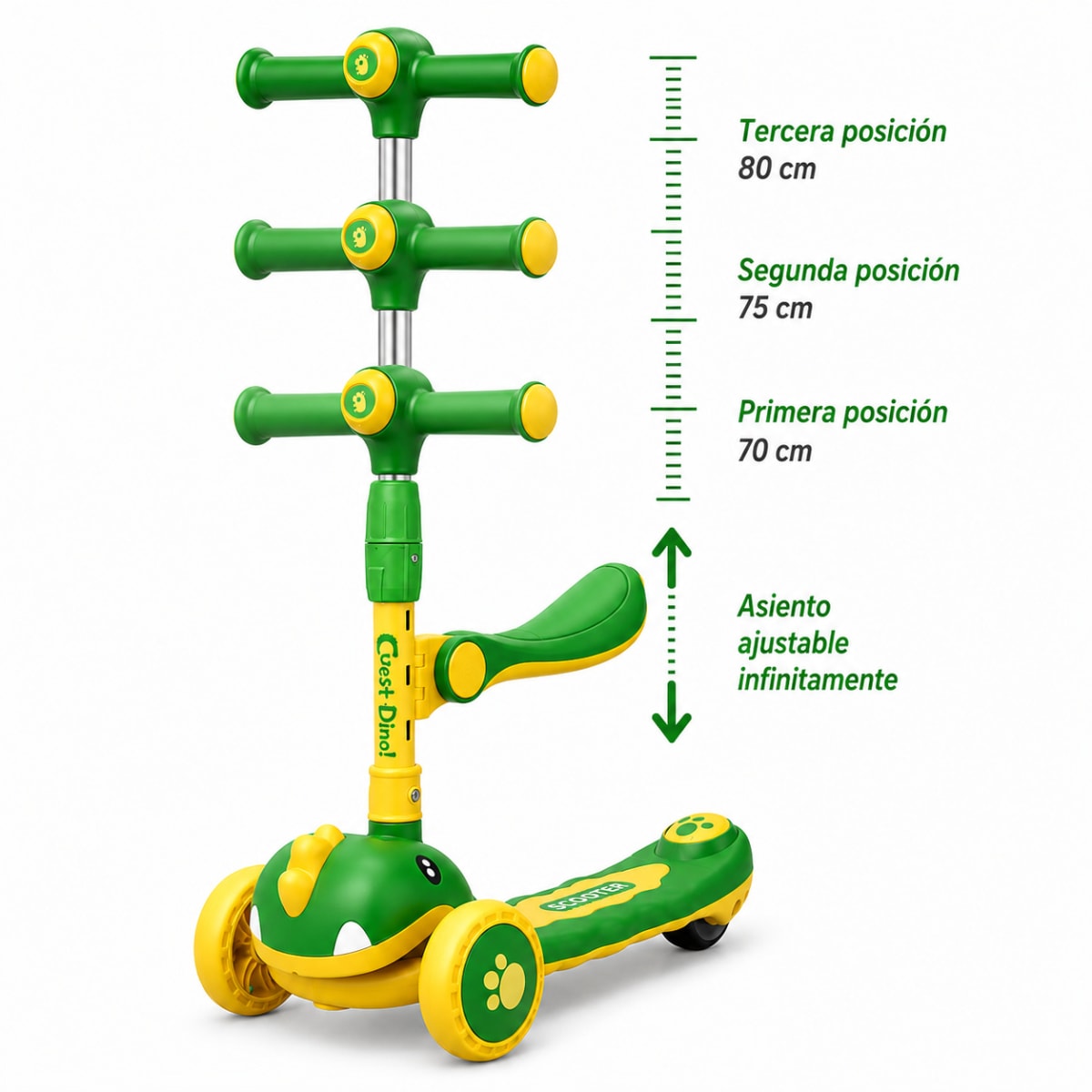 Scooter dino verde4