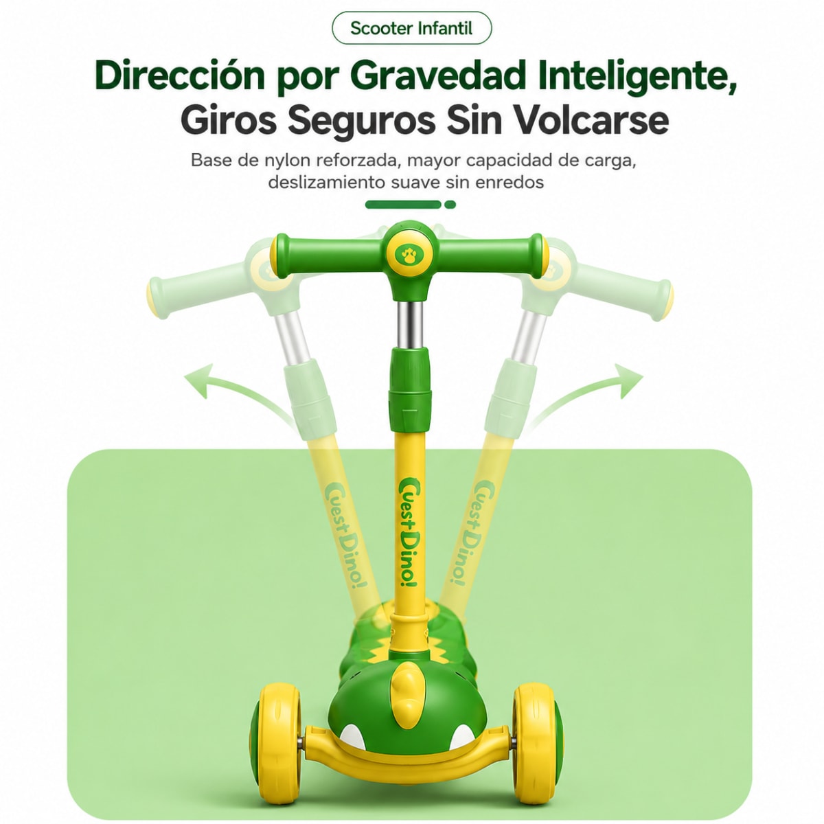 Scooter dino verde3