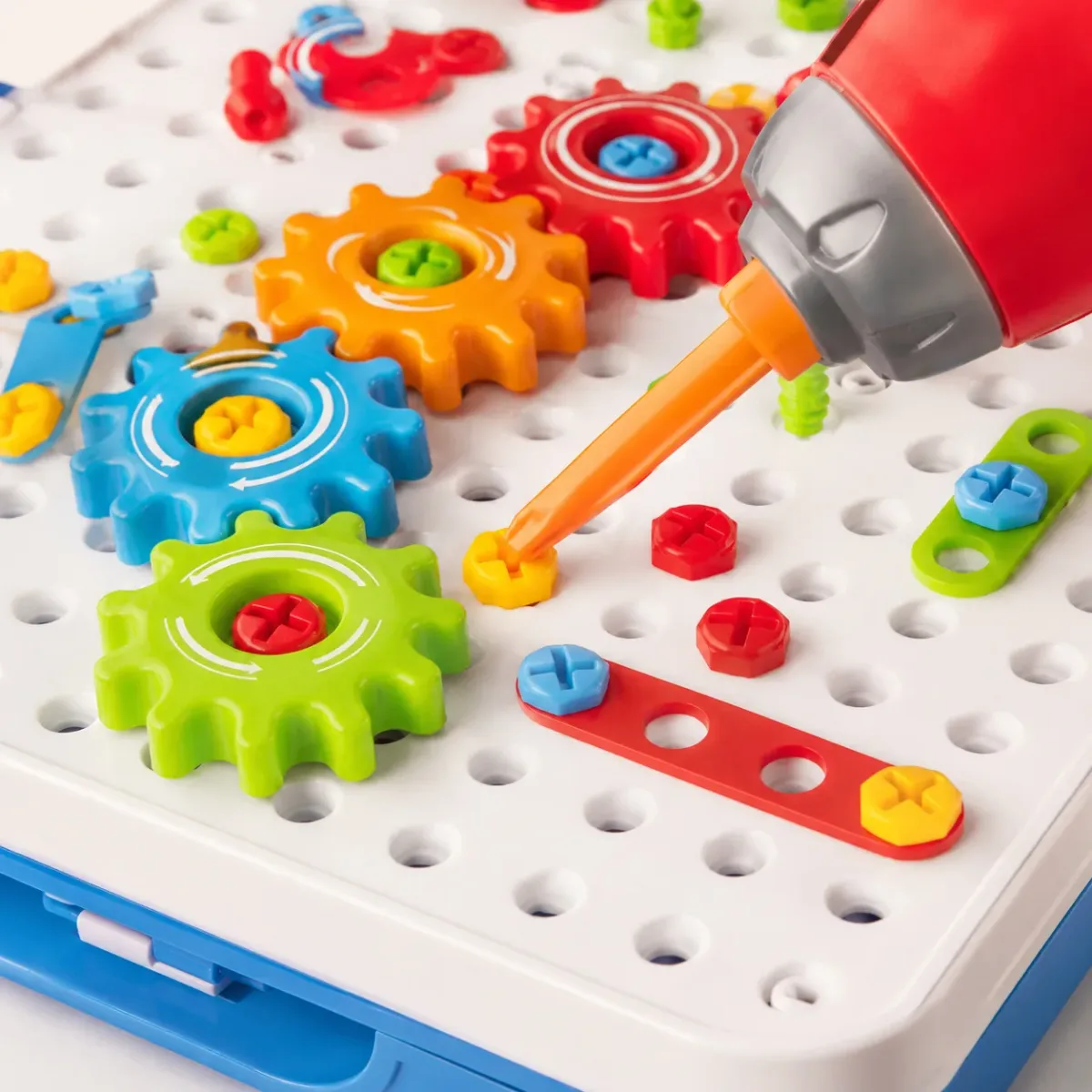 Set Constructor Infantil con Taladro 258 Piezas6