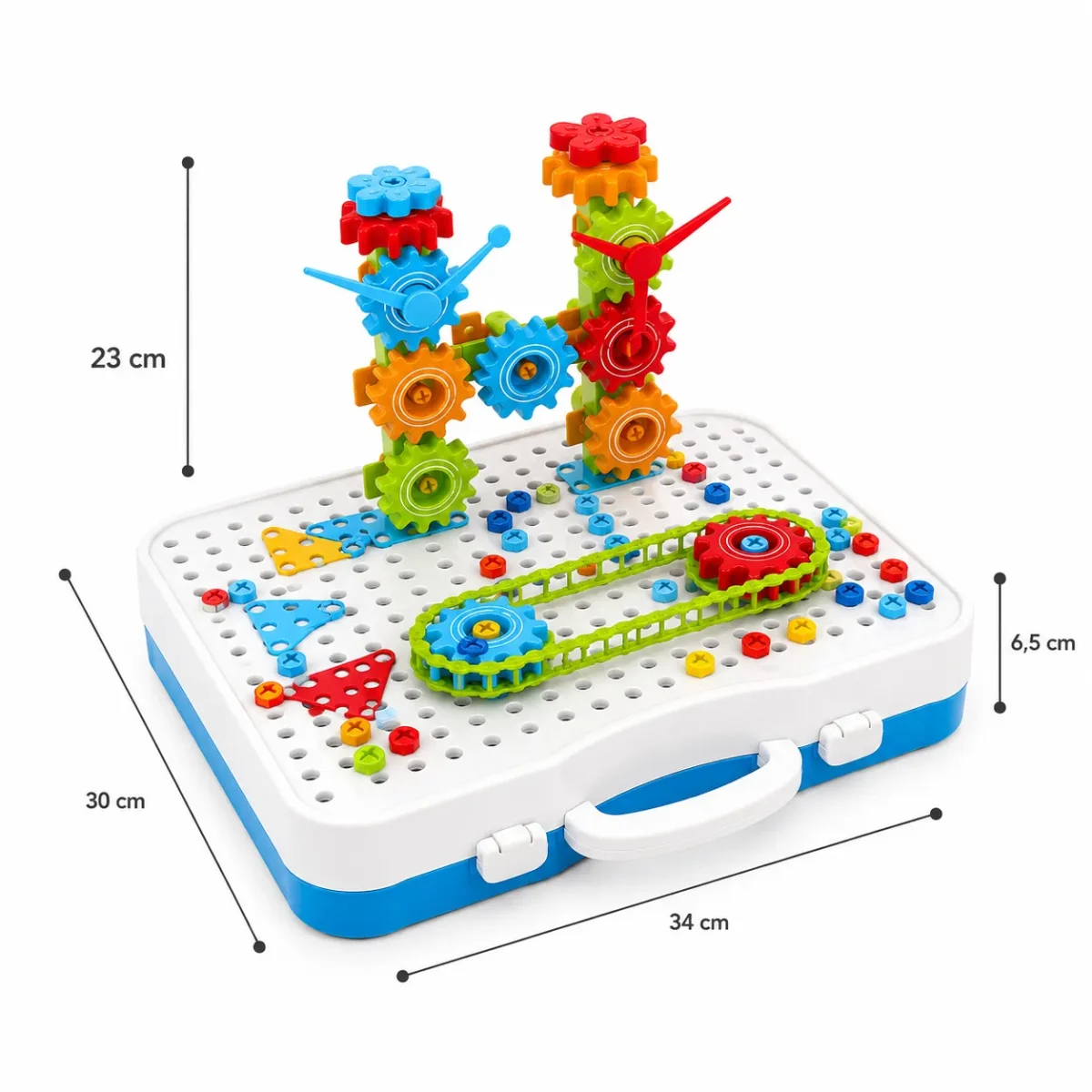 Set Constructor Infantil con Taladro 258 Piezas9