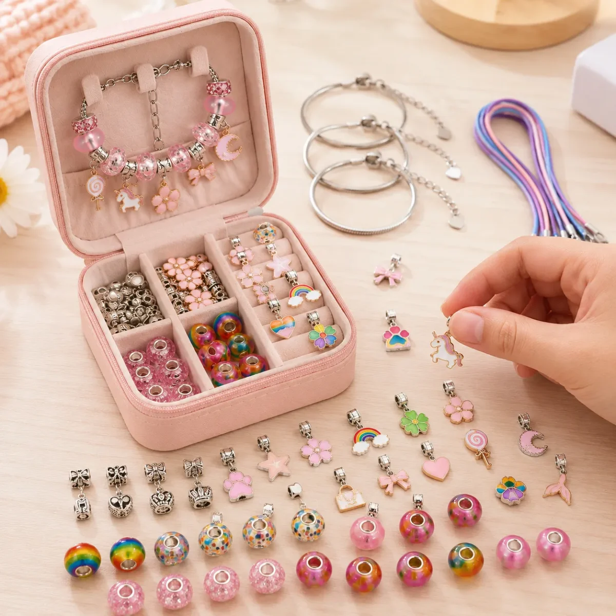 Set Crea Pulseras  con Joyero 0