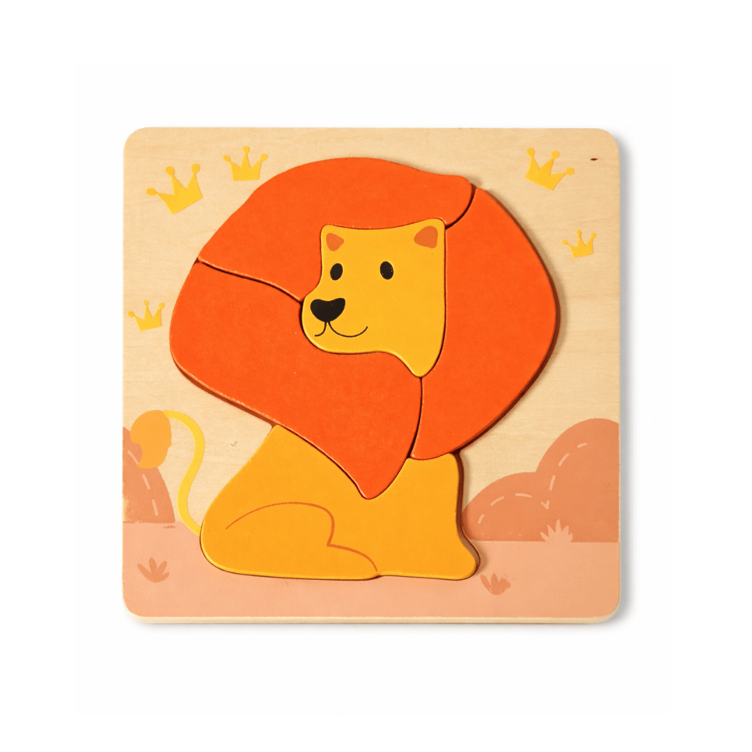 Set de 6 Puzzles de Madera con Animales5