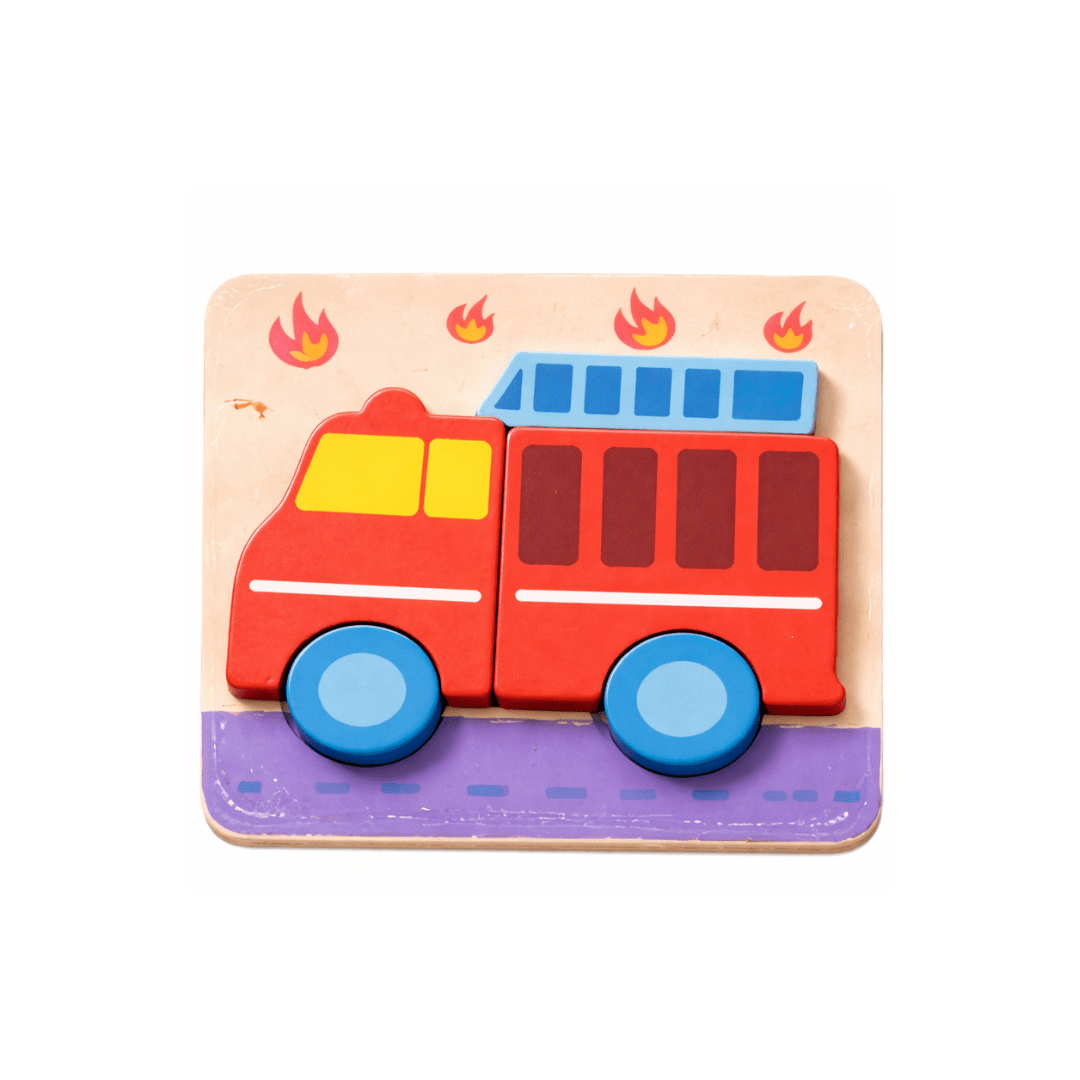 Set de 6 Puzzles de Madera con Medios de transporte4