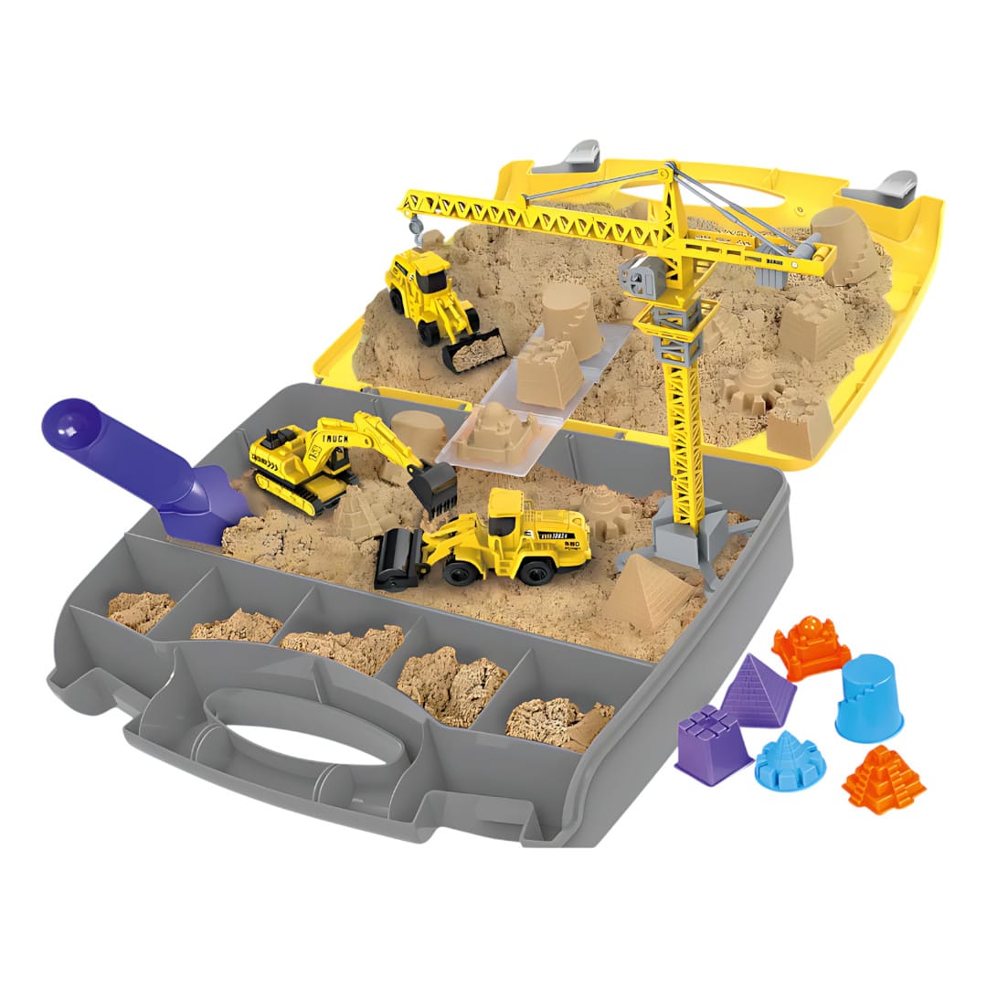 Set de Arena Magica con Maquinaria de Construcción2