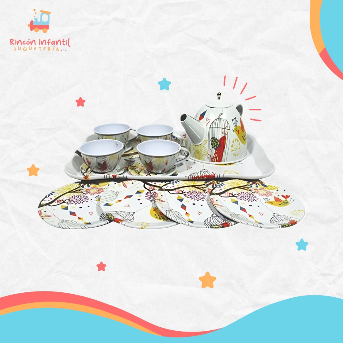 Set De Te Metálico6